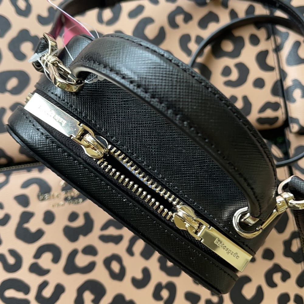Kate Spade daisy graphic leopard vanity crossbody - Picture 4 of 16